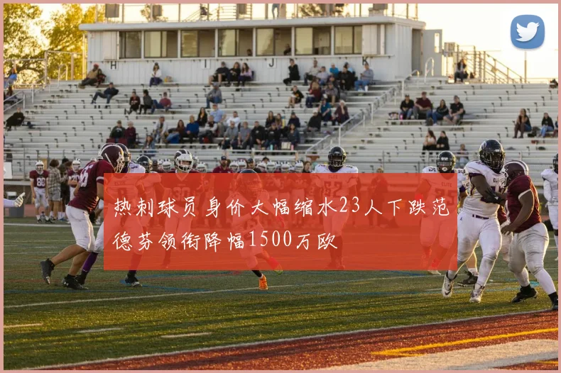 热刺球员身价大幅缩水23人下跌范德芬领衔降幅1500万欧